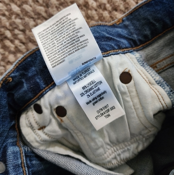 Agolde Toni Straight Ankle Blue Wash Women's Size 25 - Picture 9 of 10